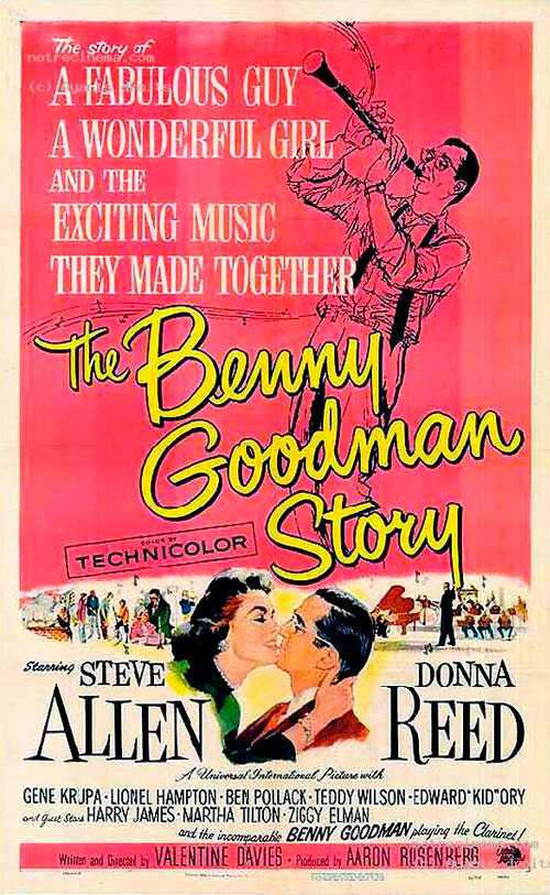 Portada de la pelÃ­cula La historia de Benny Goodman